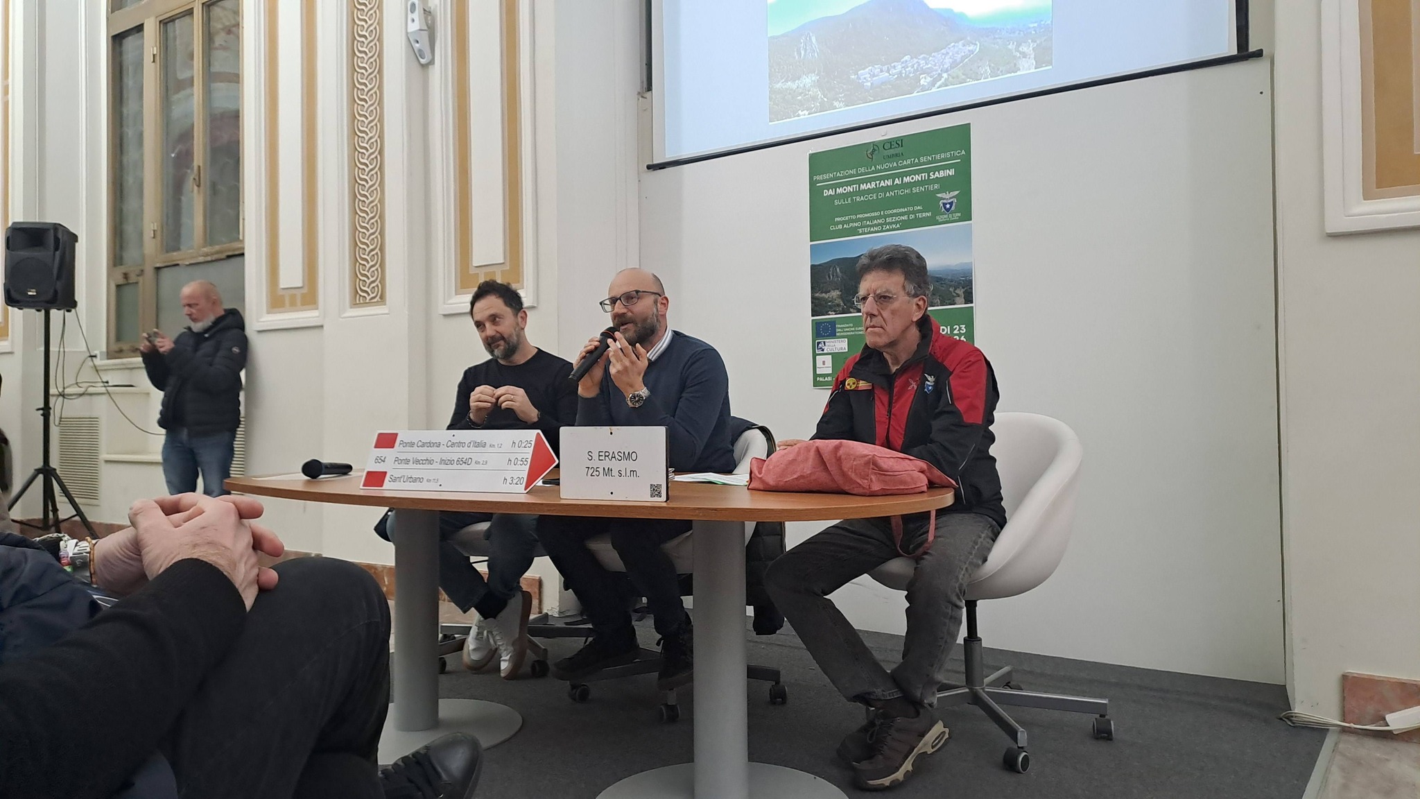 Il presidente del Cai Terni, Massimiliano Raggi