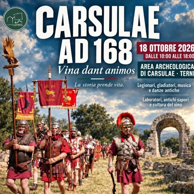 Carsulae AD 168 - Vina dant animos
