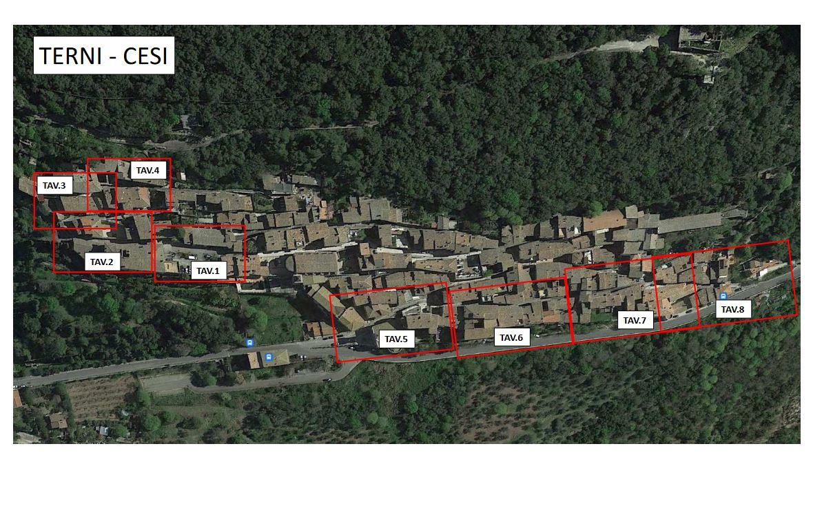 Progetto per le pavimentazioni, le aree