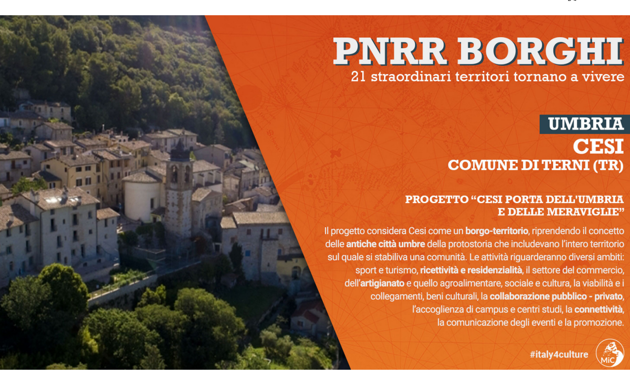 PNRR Borghi per Cesi