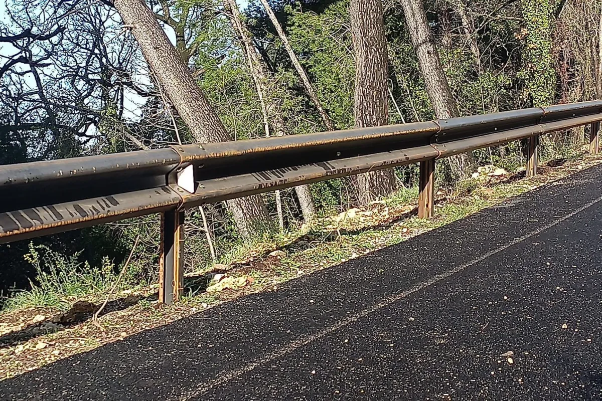 Dettaglio guardrail Sant'Erasmo