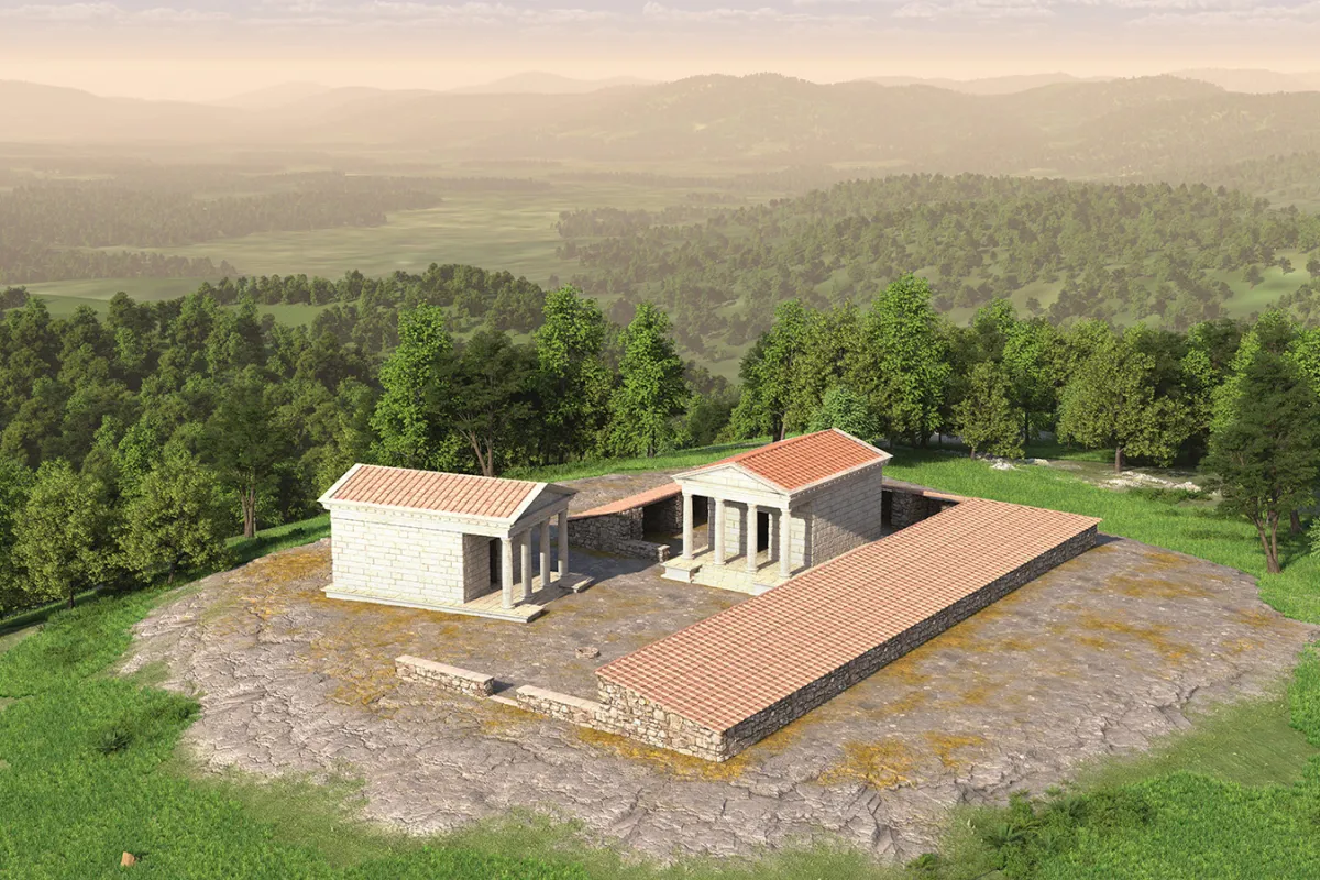 Ricostruzione virtuale dei Templi di Torre Maggiore