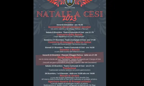 Natale a Cesi, il programma completo