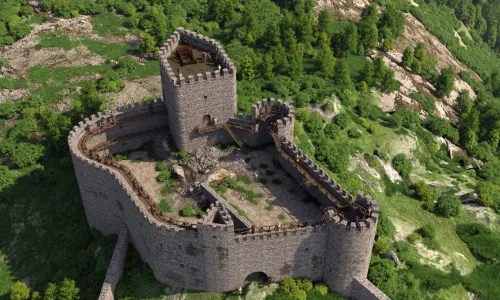 Testimonianze di vita all’interno della rocca di Cesi