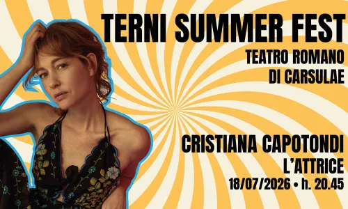Cristiana Capotondi al Teatro Romano di Carsulae