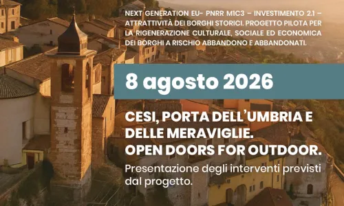 A Cesi un convegno nazionale sulla rigenerazione dei territori attraverso il PNRR